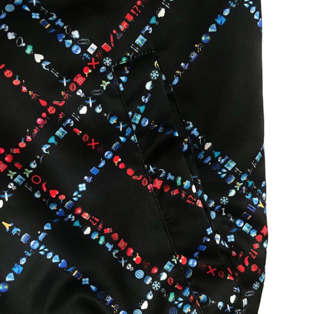 Apple WWDC20 Reversible Emoji Bomber Jacket Black Size 2XL Developers Conference - Picture 3 of 11